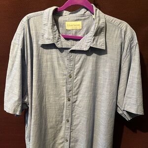 Coastaoro Blue Button Up Shirt XXL